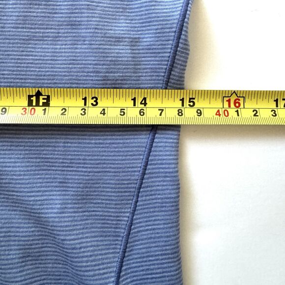 SmartWool Women’s Merino 150 Wool Base Layer Shirt Long Slv Striped Blue - Picture 6 of 9